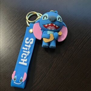 Stitch Blue and Pink Keychain Toy
